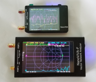 A pair
              of NanoVNA units